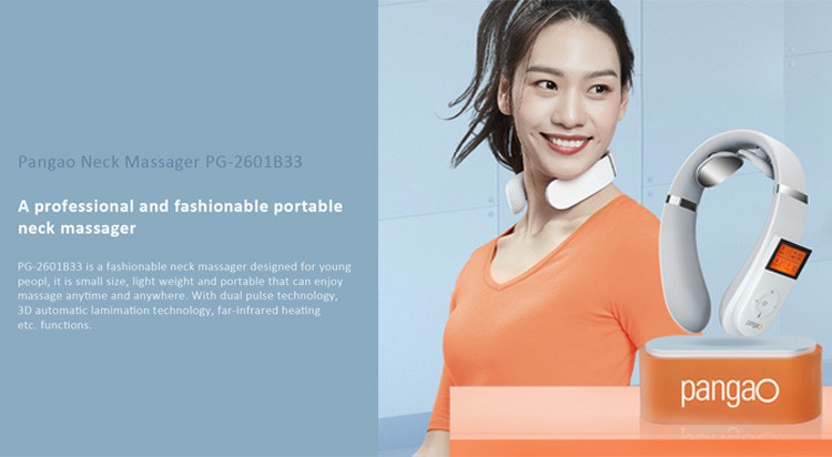 Most Effective Portable Neck Relax Pulse Massager with Infrared Heat