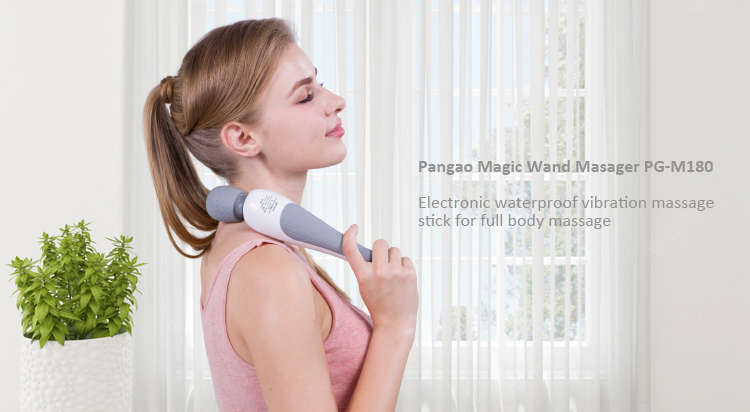 Cordless Full Body Percussion Vibrating Magic Wand Massager