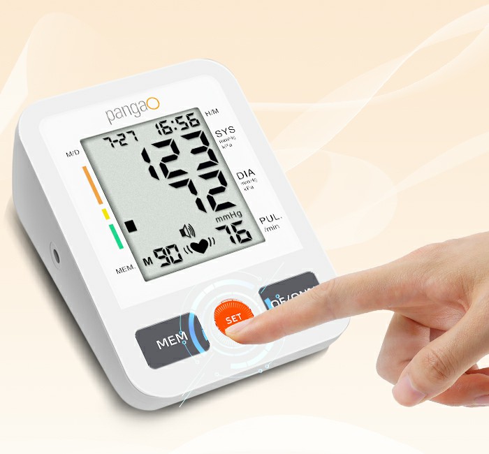 Electronic One Touch Blood Pressure Machine Upper Arm Blood Pressure Monitor medical device