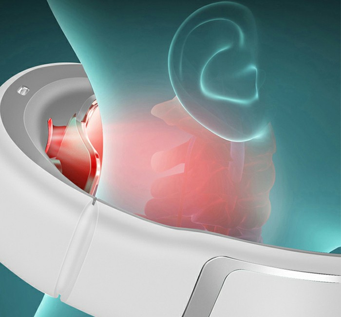 Penetrate the surface layer and relieve discomfort in the neck.