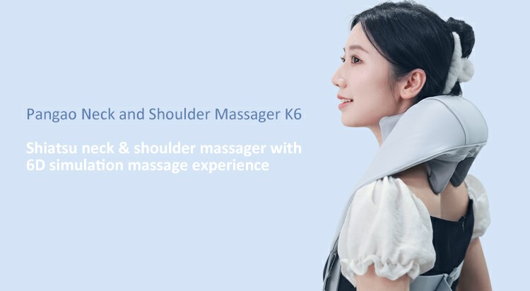 Electric Shiatsu Neck and Shoulder Massager with Heat
