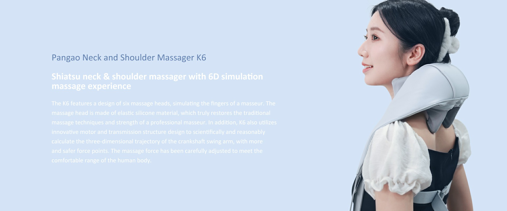 Electric Shiatsu Neck and Shoulder Massager with Heat
