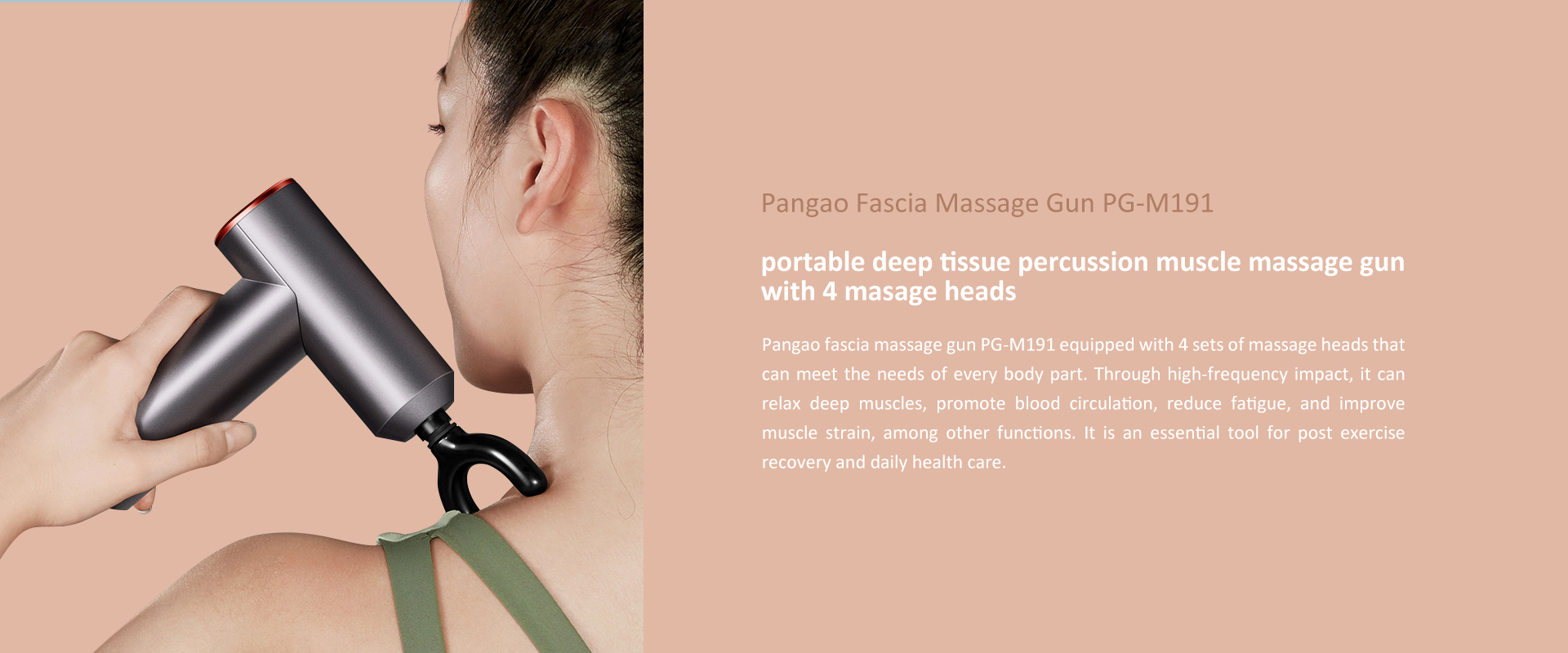 Handheld Deep Tissue Muscle Fascia Percussion Massage Theragun