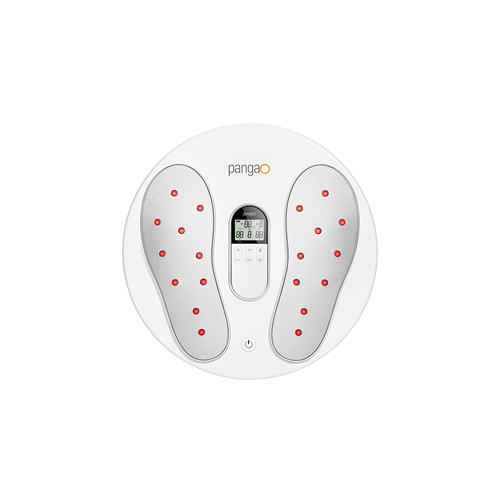 Electric Heating and Red Light Terhapy EMS Foot Massager with TENS Pads