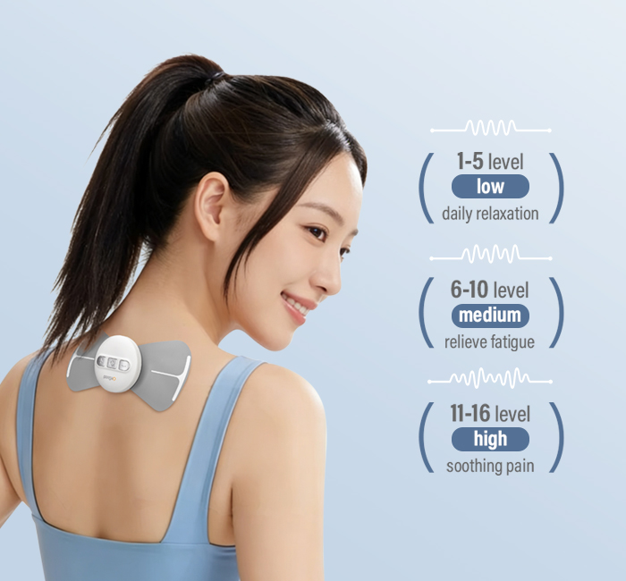 3 Modes and 16 Levels Intensity