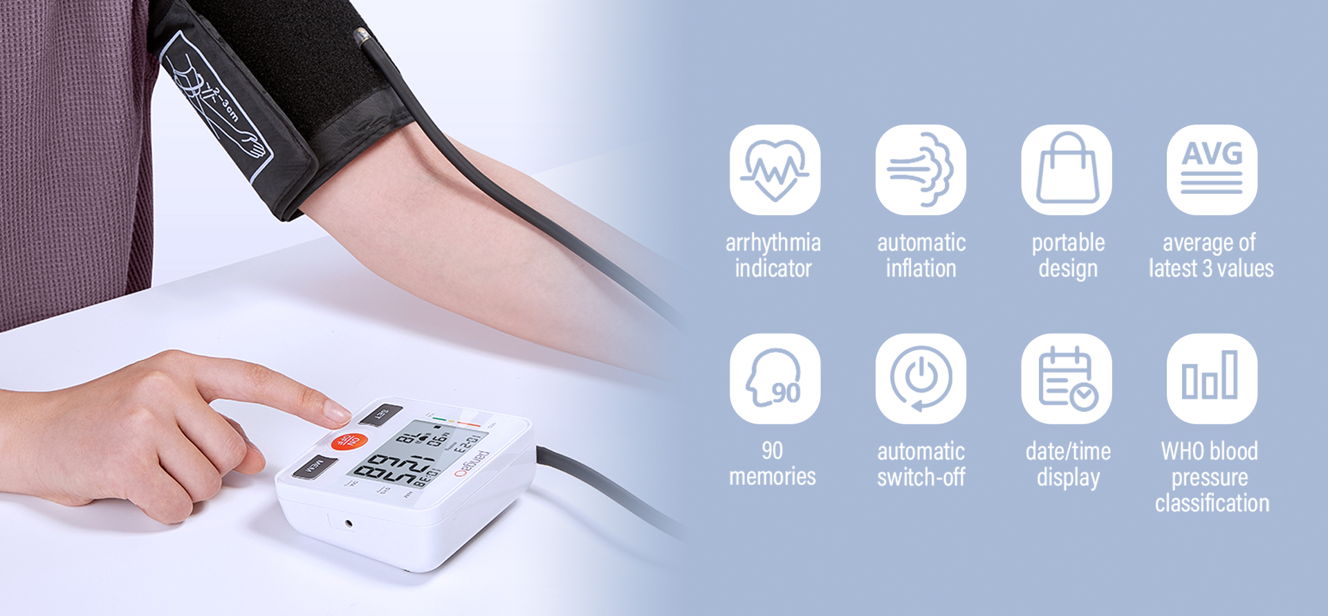 Electric Portable Small Arm Blood Pressure Monitor with Adapter